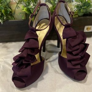 Nine West Heels-dark purple/plum